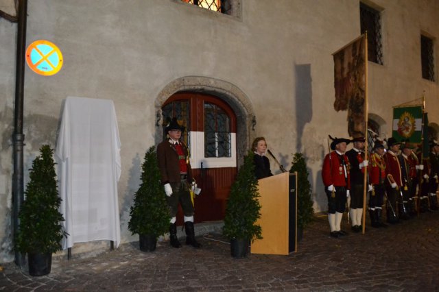 Enthüllung Gedenktafel Rathaus